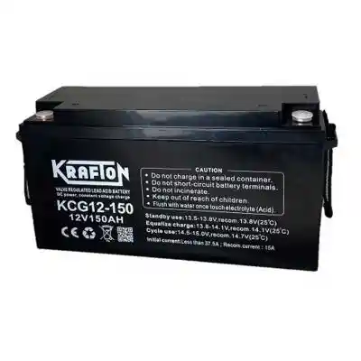 Krafton KCG12-150 AGM ciklikus akkumulátor, munkaakkumulátor, 12V 150Ah