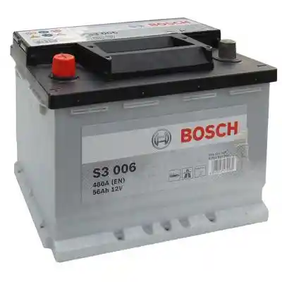 Bosch S3 akkumulátor, 12V 56Ah 480A EU B+, 0092S30060 magas
