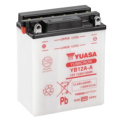 Yuasa Yumicron YB12A-A motorkerékpár akkumulátor 12V 12Ah 150A, B+