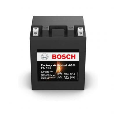 Bosch FA105(M4 F34, 12N14-3A, YB14L-A2) gyárilag aktivált AGM motorakkumulátor, 12V 12Ah 200A