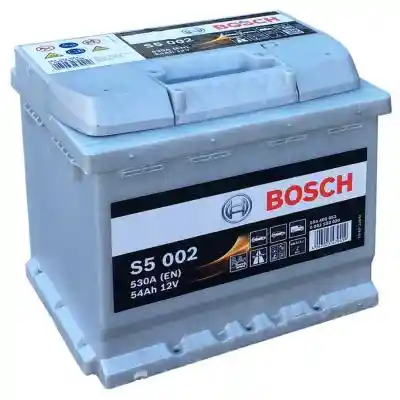Bosch S5 Silver Plus akkumulátor, 12V 54Ah 530A EU J+, magas