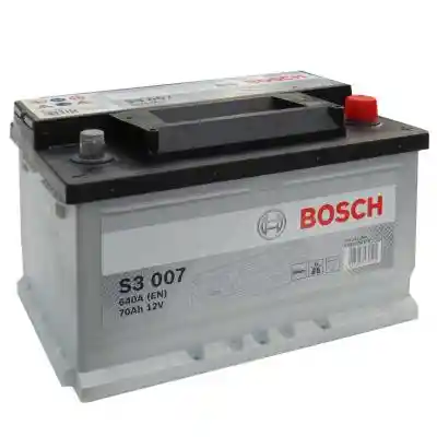 Bosch S3 akkumulátor, 12V 70Ah 640A EU J+, alacsony