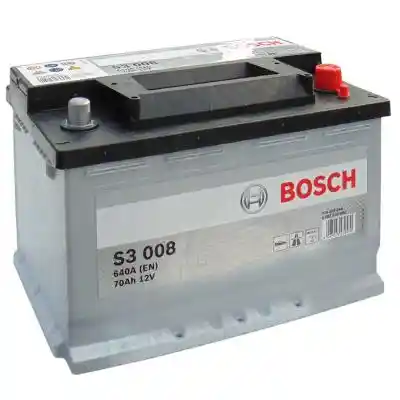 Bosch S3 akkumulátor, 12V 70Ah 640A EU J+, 0092S30080 magas