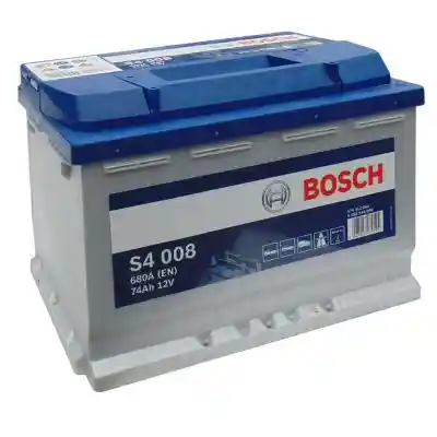 Bosch Silver S4 akkumulátor, 12V 74Ah 680A, EU J+, magas