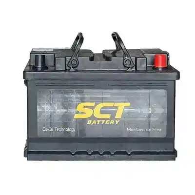 SCT gondozásmentes, Ca-Ca akkumulátor, 12V 72Ah 640A, J+ EU, alacsony