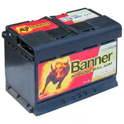 57001 Banner Running Bull AGM akkumulátor, 12V 70Ah 720A J+, EU, magas