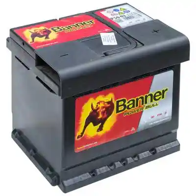 P5003 Banner Power Bull akkumulátor, 12V 50Ah 450A J+, EU, magas