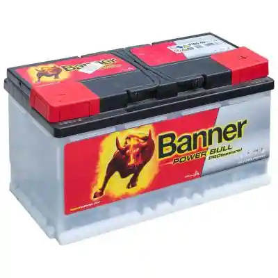 P10040 Banner Power Bull Professional akkumulátor,12V 100AH 820A J+ EU, magas