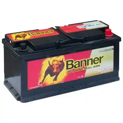 60501 Banner  Running Bull AGM akkumulátor, 12V 105Ah 950A J+, magas