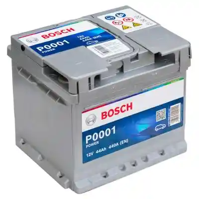 Bosch Power Line P0001 akkumulátor, 12V 44Ah 440A J+ EU, alacsony