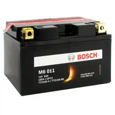 Bosch M6 AGM 0092M60110 motor akkumulátor, YTZ10S-4, YTZ10S-BS, B+, 12V