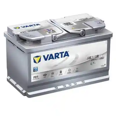 Varta Silver Dynamic AGM F21 akkumulátor, 12V 80Ah 800A J+ EU, magas