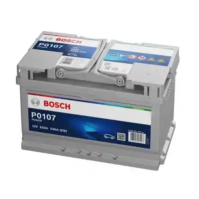 Bosch Power Line P0107 akkumulátor, 12V 65Ah 540A J+ EU, alacsony