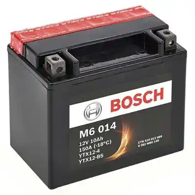 Bosch M6 AGM 0092M60140 motorakkumulátor, YTX12-4, YTX12-BS, 12V, 10AH, 150A, B+