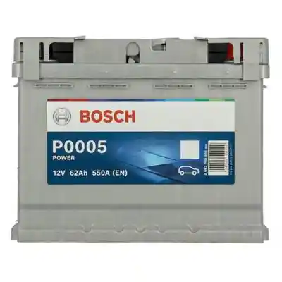 Bosch Power Line P0005 0092P00050 akkumulátor, 12V 62Ah 550A J+ EU, magas