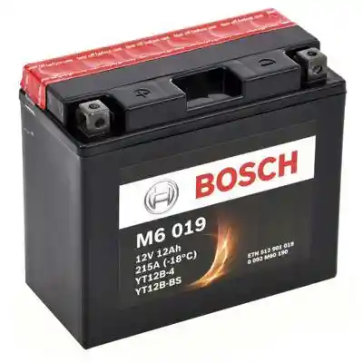 Bosch M6 AGM 0092M60190 motorakkumulátor, YT12B-4, YT12B-BS, 12V 12AH 215A, b+