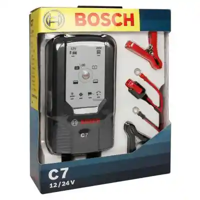 Bosch C7 akkumulátortöltő, csepptöltő, 12V, 24V, 7A
