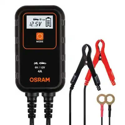 Osram OEBCS904 akkumulátor töltő és szinten tartó többfázisos töltési ciklussal, 6/12V 4A