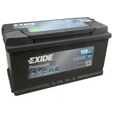Exide Premium EA1000 akkumulátor, 12V 100Ah 900A J+ EU, magas