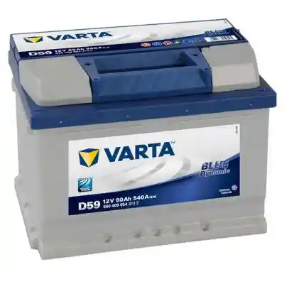 Varta Blue Dynamic D59 akkumulátor, 12V 60Ah 540A J+ EU alacsony
