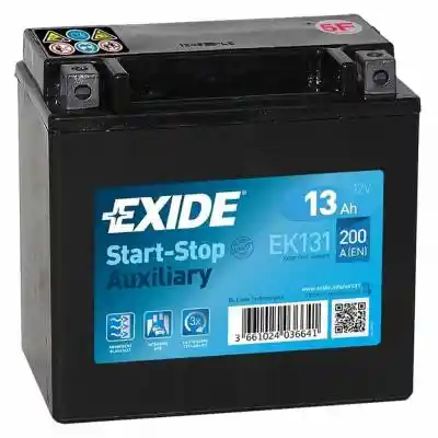 Exide Start-Stop Auxiliary EK131 akkumulátor, 12V 13Ah 200A B+