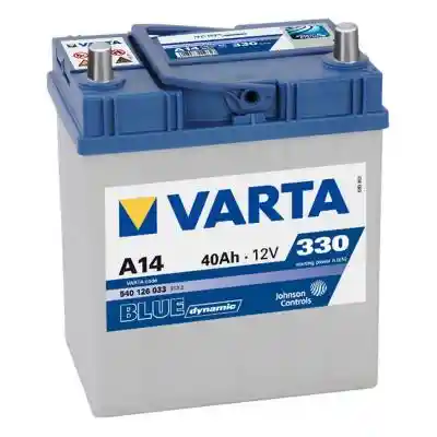 Varta Blue Dynamic A14 akkumulátor, 12V 40Ah 330A J+ Japán nem talpas
