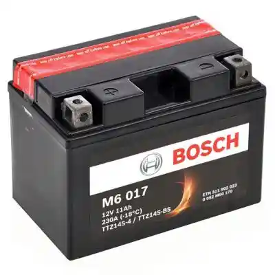 Bosch M6 AGM 0092M60170 motorakkumulátor, TTZ14S-4, TTZ14S-BS, 12V 11AH 230A, B+