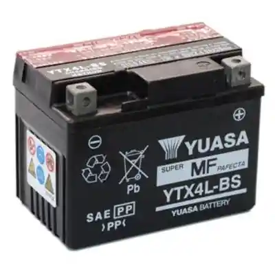 Yuasa AGM YTX4L-BS motorkerékpár akkumulátor, 12V 3Ah 50A J+