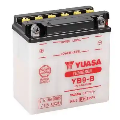 Yuasa AGM YB9-B motorkerékpár akkumulátor, 12V 9Ah 115A B+