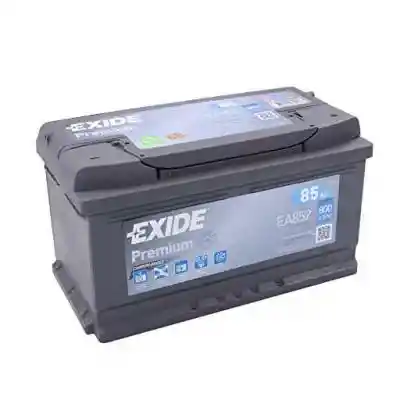 Exide Premium EA852 akkumulátor, 12V 85Ah 800A J+ EU alacsony