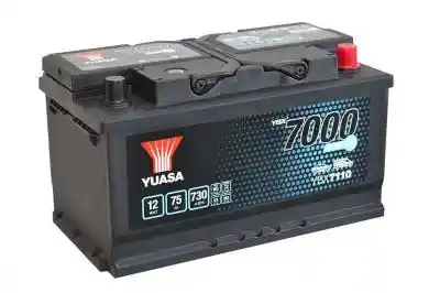 Yuasa EFB Start Stop Plus YBX7110 akkumulátor, 12V 75Ah 730A J+ EU, alacsony