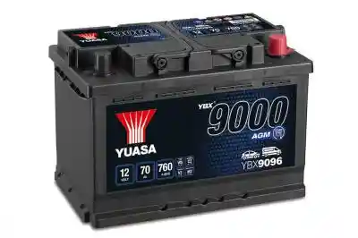 Yuasa AGM Start Stop Plus YBX9096 akkumulátor, 12V 70Ah 760A J+ EU, magas