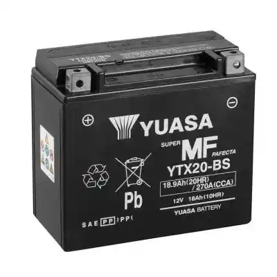 Yuasa AGM YTX20-BS motorkerékpár akkumulátor, 12V 18,9AH 270A B+
