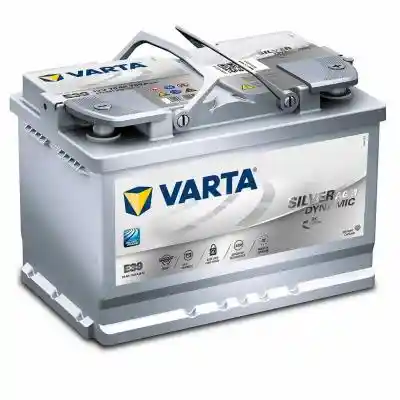 Varta Silver Dynamic AGM E39 akkumulátor, 12V 70Ah 760A J+ EU magas