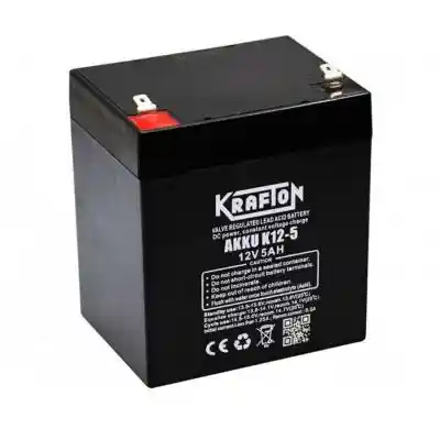 Krafton K12-5 szünetmentes akkumulátor, 12V 5Ah