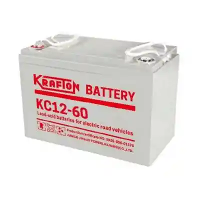 Krafton KC12-60 AGM ciklikus akkumulátor, munkaakkumulátor, 12V 60Ah